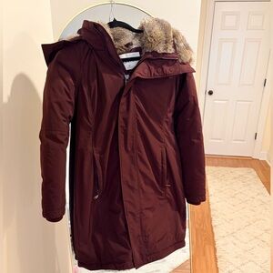 Babaton Burgundy Odell Parka